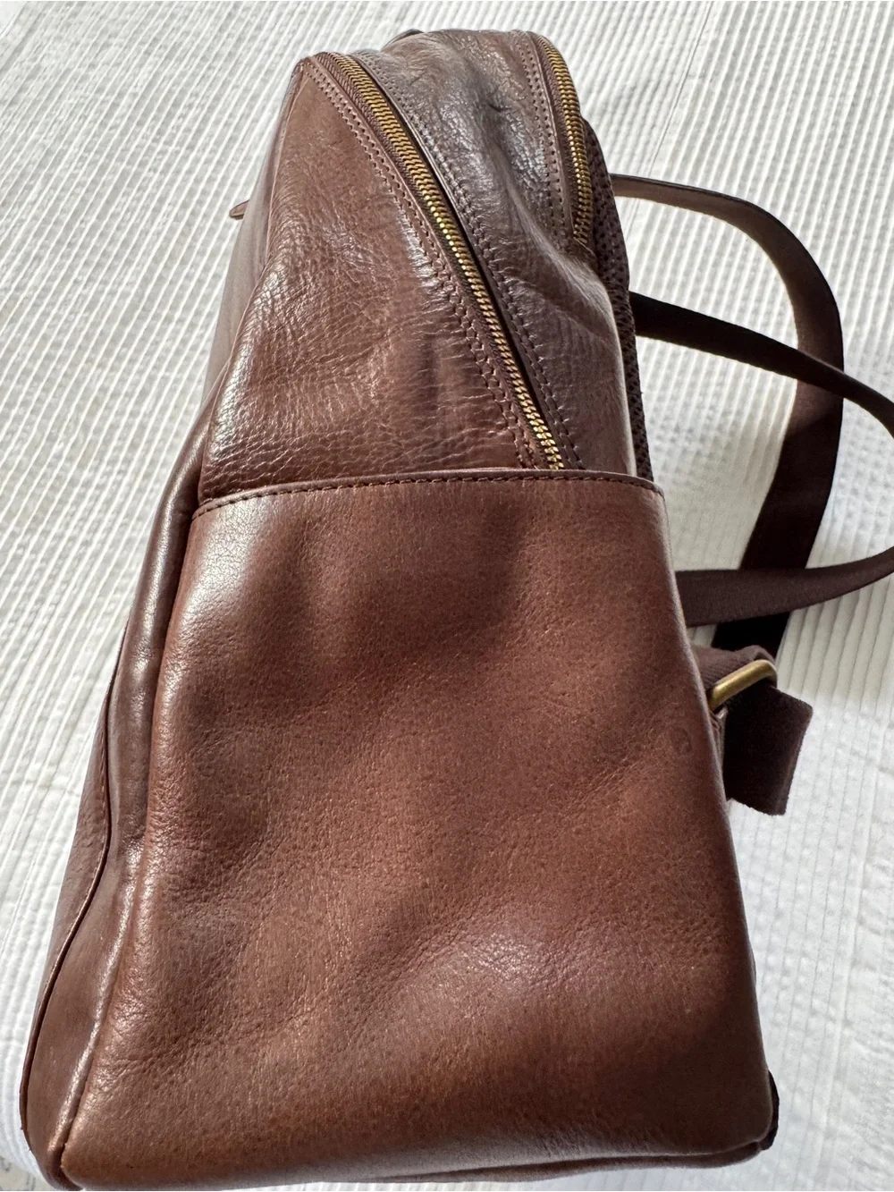 Genuine Italian Leather Backpack UNISEX NWT